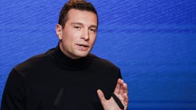 Jordan Bardella, président du Rassemblement national (RN) et député européen, à Tonneins (Lot-et-Garonne), le 10 novembre 2024.