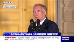 "J'aime réparer": François Bayrou donne sa première interview en tant que Premier ministre 