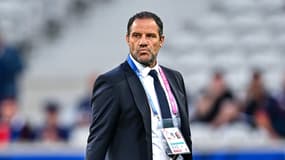 Laurent Labit avant le quart de finale de la Coupe du monde de rugby face à l'Afrique du Sud, le 15 octobre 2023.