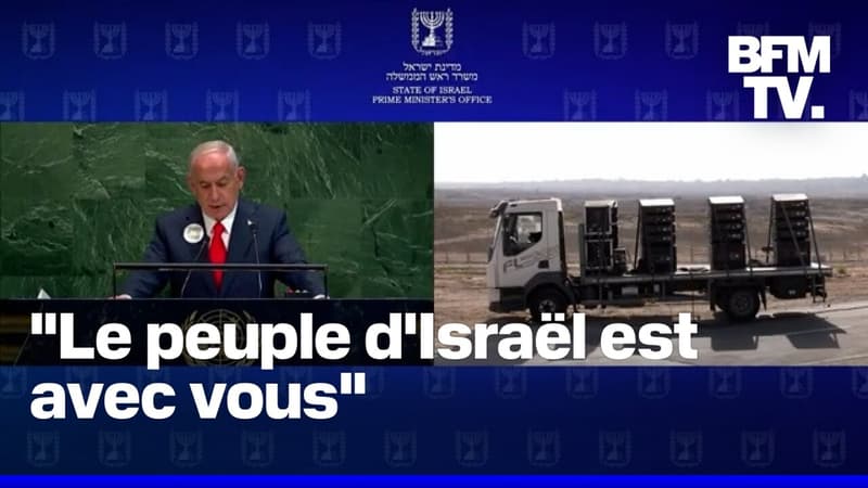 Des haut-parleurs diffusent le discours de Benjamin Netanyahu à Gaza pour les otages