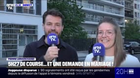 "Une surprise totale": après plus de 5h de course, Pierre a demandé Anne-Sophie en mariage au marathon de Paris