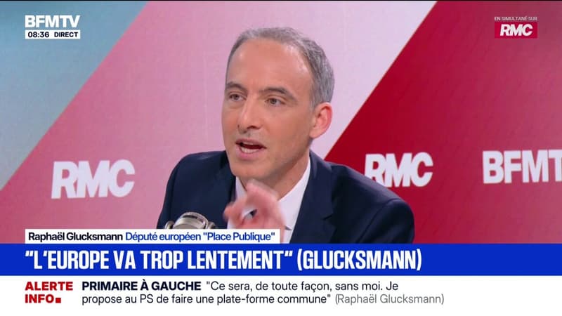 Industrie: "Il y a un tsunami chinois qui arrive sur notre production", affirme Raphaël Glucksmann, eurodéputé "Place Publique"
