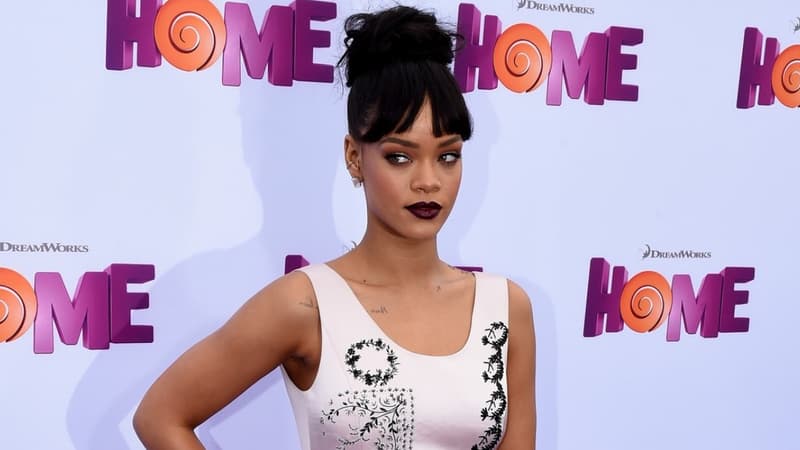 Rihanna lors de la première du film "Home".