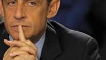 Les socialistes Dominique Strauss-Kahn (en haut) et Martine Aubry (en bas) battraient tous deux largement Nicolas Sarkozy au second tour de la présidentielle de 2012, selon un sondage BVA-Orange-L'Express-France Inter. /Photos d'archives/Denis Balibouse/P