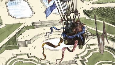 Le château de Versailles dans la bande dessinée