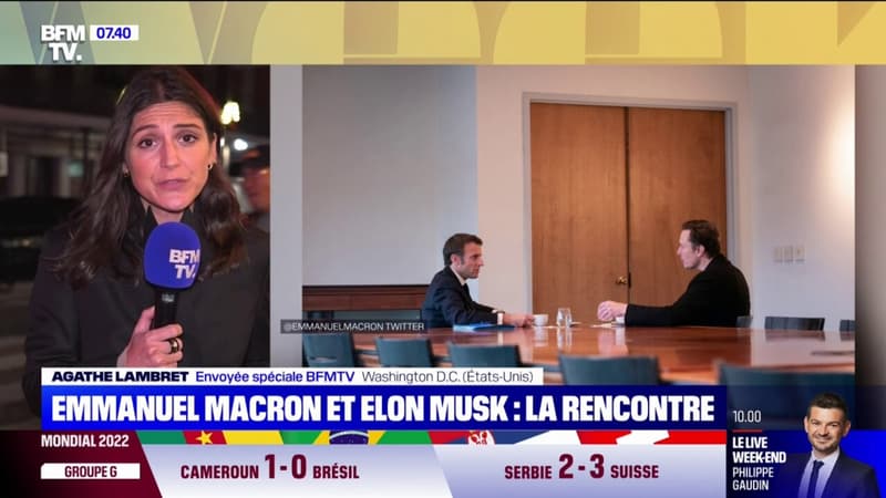 Emmanuel Macron a rencontré le milliardaire Elon Musk à la Nouvelle-Orléans