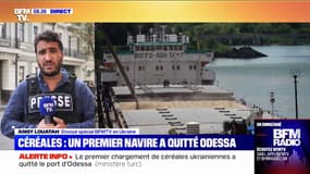 Ukraine: le premier chargement de céréales a quitté le port d'Odessa