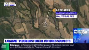 Laragne: des feux de voitures suspects