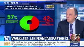 Laurent Wauquiez: les Français sont partagés
