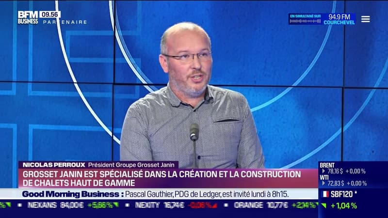 Nicolas Perroux (Grosset-Janin) : Grosset-Janin est spécialisé dans la création et la construction de chalets haut de gamme - 13/01