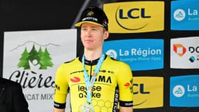 Matteo Jorgenson lors du Critérium du Dauphiné, le 9 juin 2024.