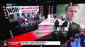 Le monde de Macron: « J'irai jusqu'au bout de la réforme des retraites », Emmanuel Macron - 28/10