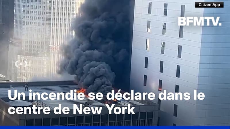 États-Unis: un incendie se déclare dans un immeuble au cœur de Manhattan