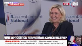 "Une opposition ferme mais constructive": Marine Le Pen s'exprime suite aux résultats des élections législatives