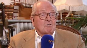 Jean-Marie Le Pen sur BFMTV, le 14 octobre. 