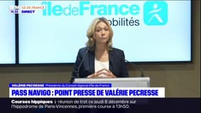 Transports en Île-de-France: Valérie Pécresse assure que "les finances d'Île-de-France Mobilités sont totalement saines"