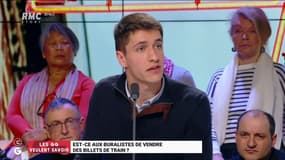 "Il n'y a plus de service humain à la SNCF, quand vous prenez un ticket de train au guichet, on ne vous donne même pas le billet en main !" @MaximeLledo #GGRMC