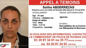 Saliha Abderrezag a disparu depuis le 15 mai