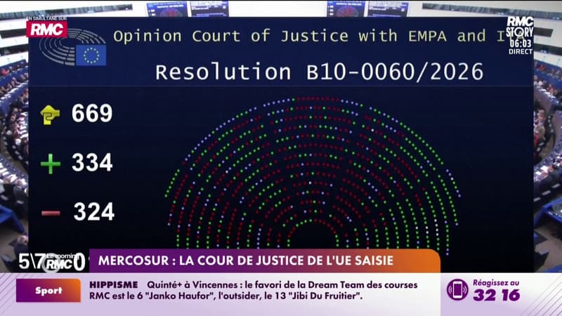 Mercosur : la cour de justice de l'UE saisie