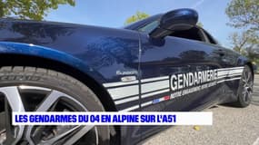 Alpes-de-Haute-Provence: les gendarmes patrouillent en Alpine sur l'A51