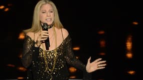 Barbra Streisand sur scène en février 2013