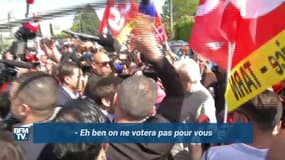 Macron chahuté à son arrivée à Albi