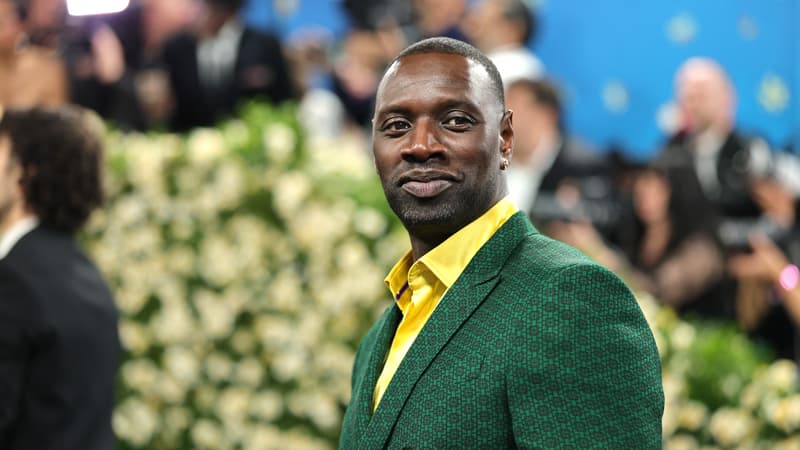 L'acteur Omar Sy au Met Gala, à New York, le 5 mai 2025