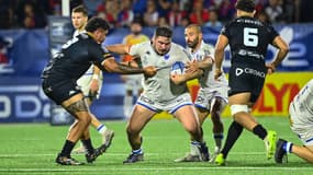 Régis Montagne lors du match Aix-Grenoble (Pro D2), le 30 mai 2024