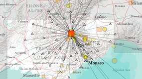 Une secousse, de magnitude 3,5 sur l'échelle de Richter a été ressentie jusque dans les Alpes-Maritimes. 