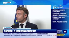 Emmanuel Macron espère "trouver une issue favorable" à la crise du Cognac entre la Chine et la France