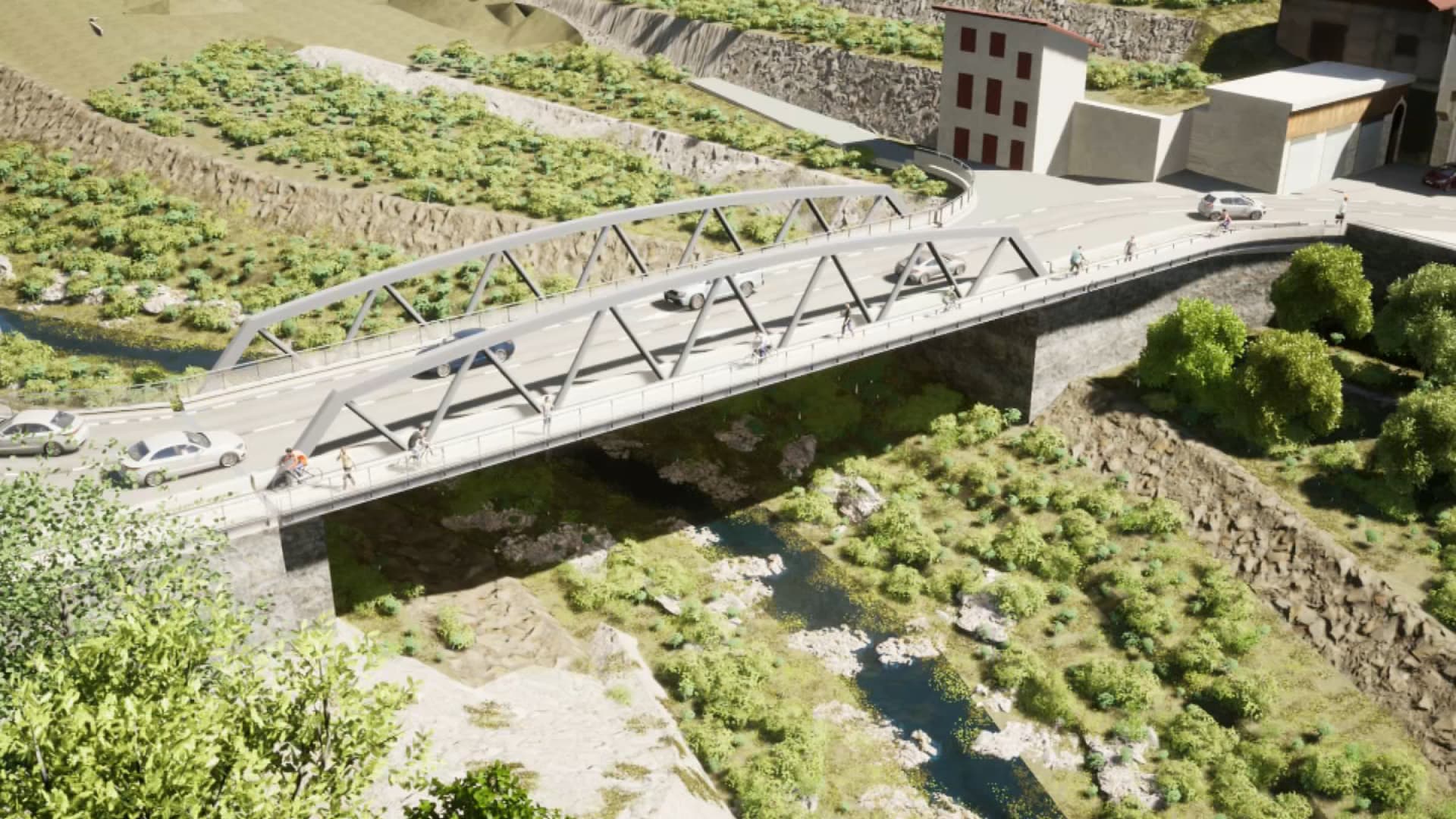 Les travaux des deux ponts de Saint-Martin-Vésubie débuteront dès cet été Les travaux des deux ponts de Saint-Martin-Vésubie débuteront dès cet été