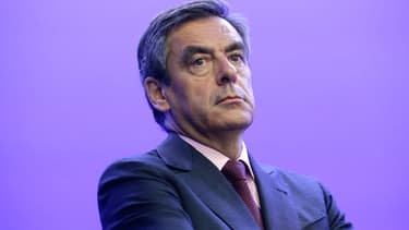 François Fillon lors d'une conférence de presse à Paris, le 8 juillet 2014.