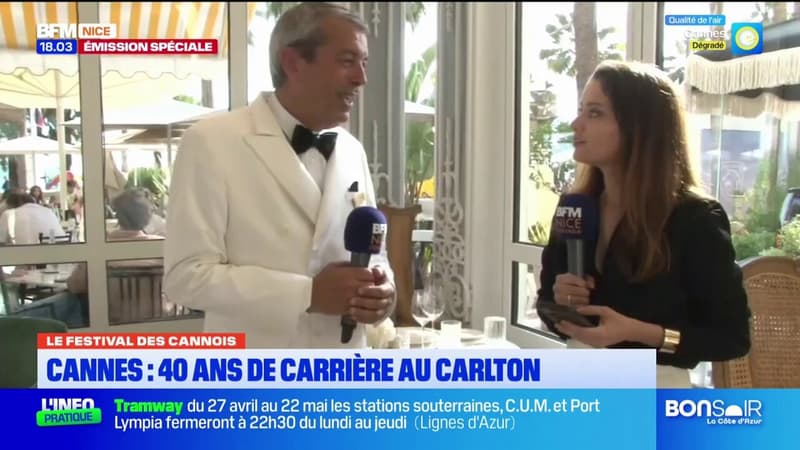 Festival de Cannes: 40 ans de carrière au Carlton