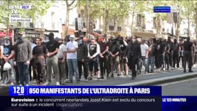Paris: 850 manifestants de l'ultradroite rassemblés ce samedi