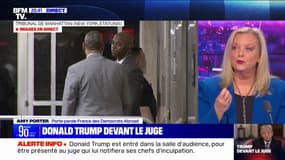 Amy Porter (Democrats Abroad): "La mise en examen de Trump a été décidée par 23 New-Yorkais, c'est le peuple contre Donald Trump"