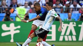 Kylian Mbappé et Angel Di Maria
