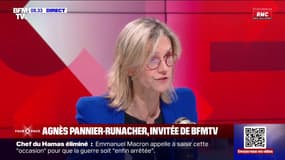 Agnès Pannier-Runacher: "À certains points de l'Ardèche, il est tombé jusqu'à 700 mm d'eau en 48h, c'est plus que les précipitations en une année à Paris"