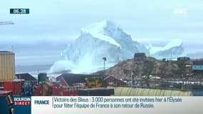 Groenland: un iceberg de 100 mètres de haut menace les côtes 