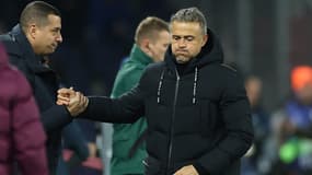 Luis Enrique lors du match de Ligue des champions entre Salzbourg et le PSG - le 10/12/2024