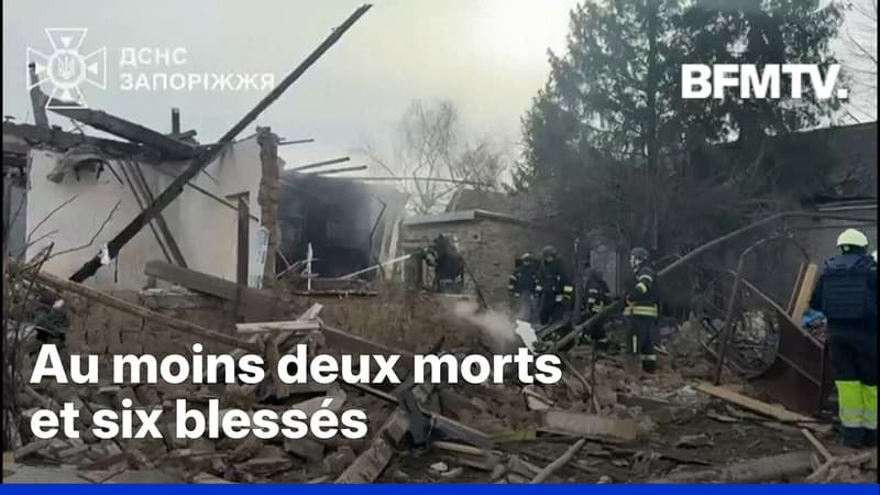 Guerre en Ukraine: une frappe de drone à Zaporijia fait deux morts et des blessés