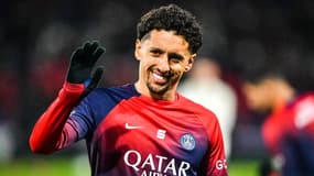 Marquinhos avec le PSG en janvier 2024