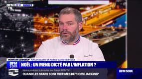 Repas de Noël: "Les gens se font plaisir", assure le boucher et meilleur ouvrier de France, Roman Leboeuf