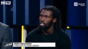 Pape Diakhaté sur le plateau de SFR Sport 1