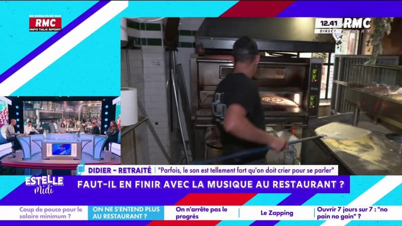 En finir avec la musique au restaurant : "On était obligé de crier pour s'entendre", explique Didier