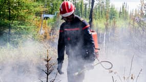 Des pompiers des Hautes-Alpes.