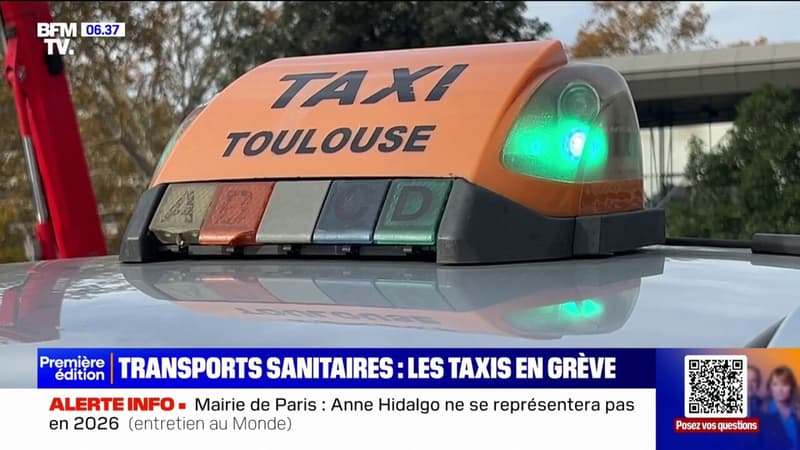 Transports sanitaires: en grève, des taxis s'opposent à la nouvelle convention avec l'Assurance maladie