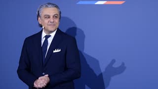 Luca De Meo directeur général de Renault le 21 février 2022 à Paris.
