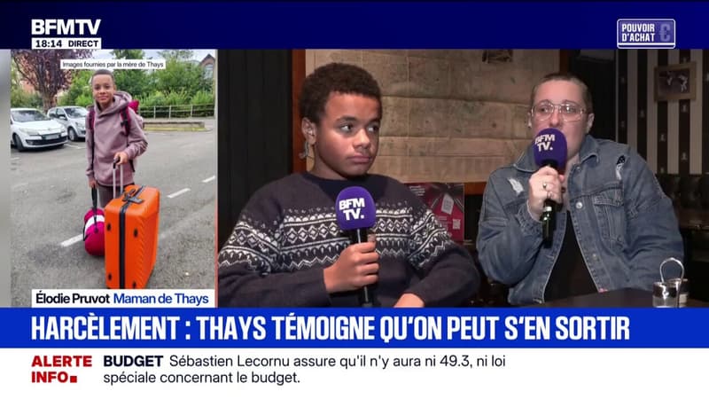"Les harceleurs sont restés au sein de l'établissement", témoigne la mère de Thays, victime de harcèlement