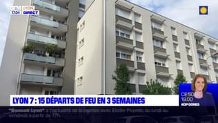 Lyon: 15 départs de feu recensés en trois semaines dans un immeuble