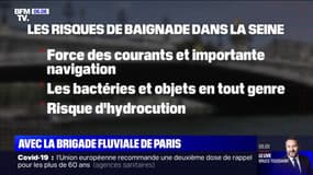 Baignade dans la Seine: avec les fortes chaleurs, la brigade fluviale vielle à ce que personne ne s'approche trop près de l'eau